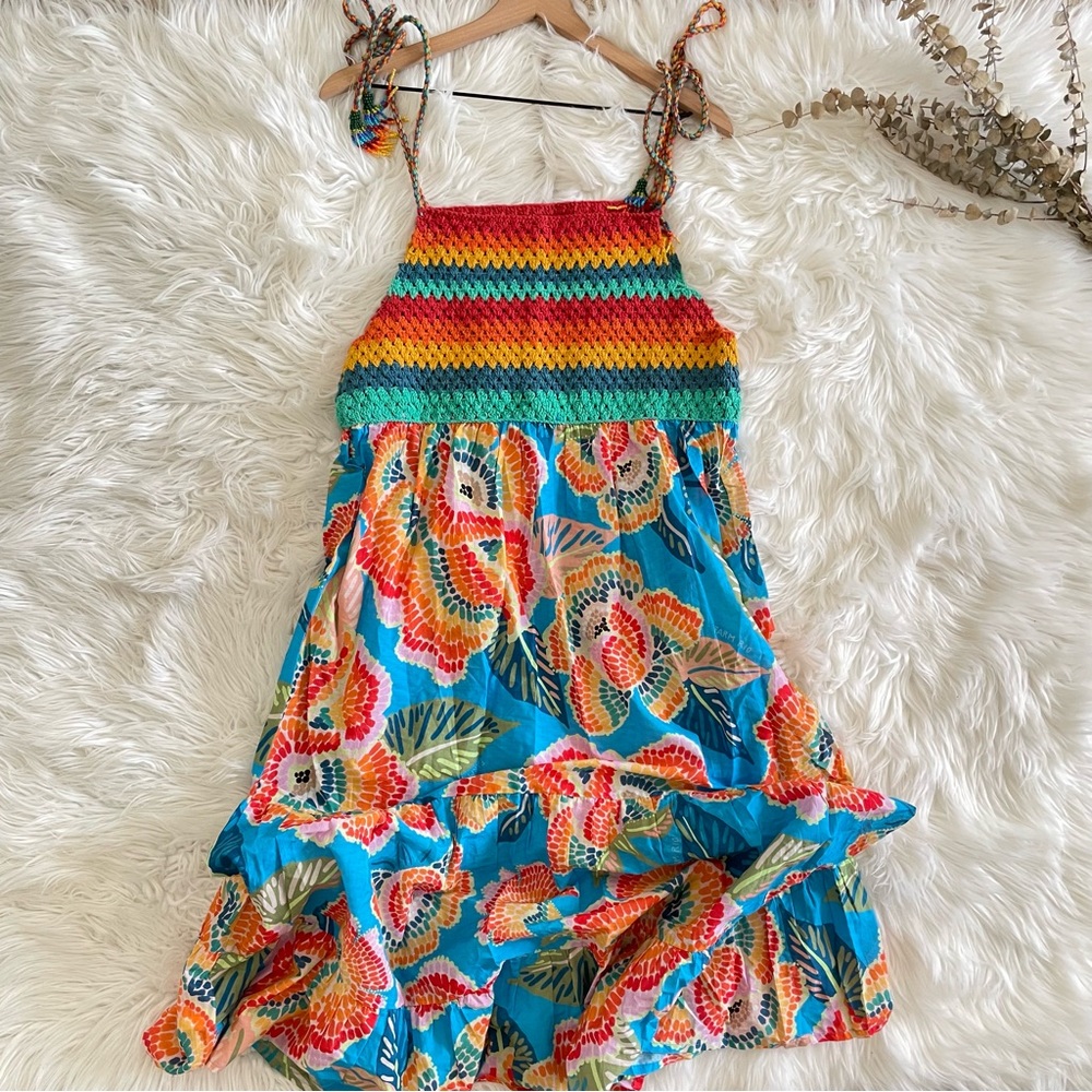 FARM Rio Dewdrop Spectrum Colorful Cover Up Dress - Picture 13 of 16
